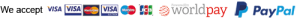 Card payment types accepted