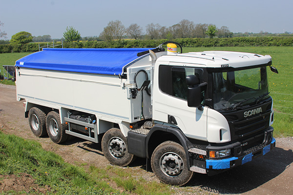 Truck with Sheeting